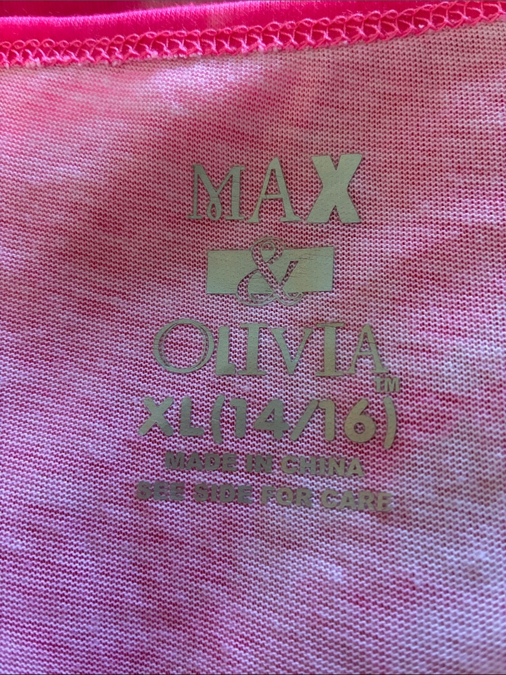 Max & Olivia Rainbow Unicorn Two Piece Sleepwear Set - Girls XL (14/16) - Picture 12 of 16
